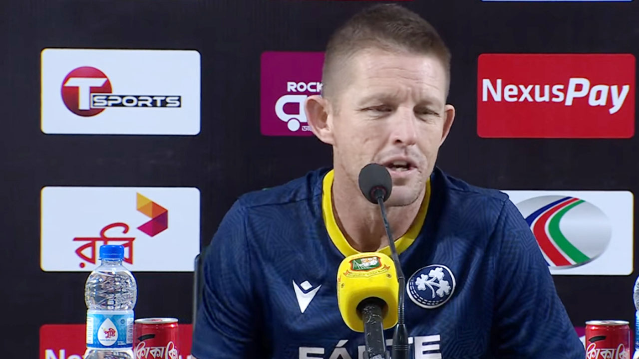  বাংলাদেশের দাপুটে ব্যাটিং নিয়ে যা বললেন আয়ারল্যান্ড কোচ
