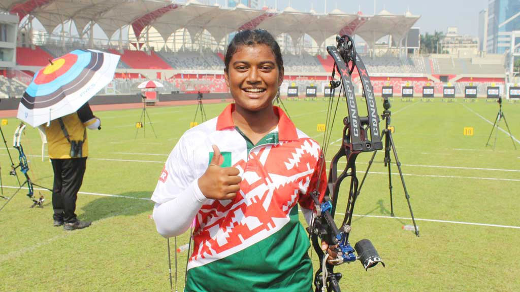  কুলসুমের হাত ধরে এশিয়ান আর্চারি চ্যাম্পিয়নশিপসে এলো এককের প্রথম পদক 