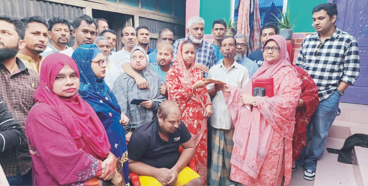  একই পরিবারের ৩ প্রতিবন্ধীর দায়িত্ব  নিলেন সাবেক মন্ত্রী কায়কোবাদ