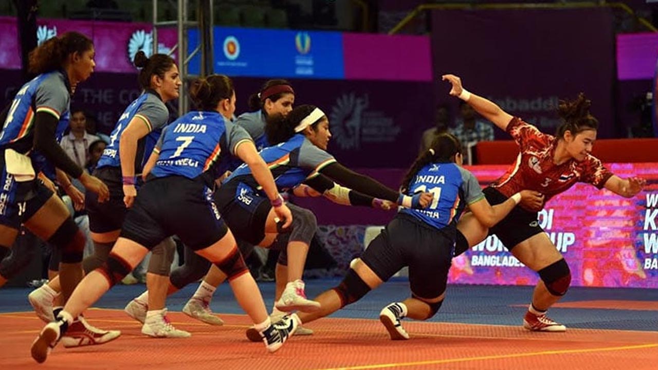 নারী কাবাডি বিশ্বকাপ বড় জয়ে শুরু ভারতের