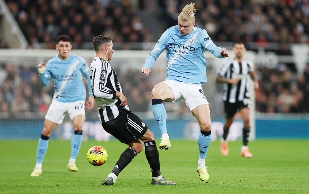 নিউক্যাসলে ধরাশায়ী ম্যানসিটি