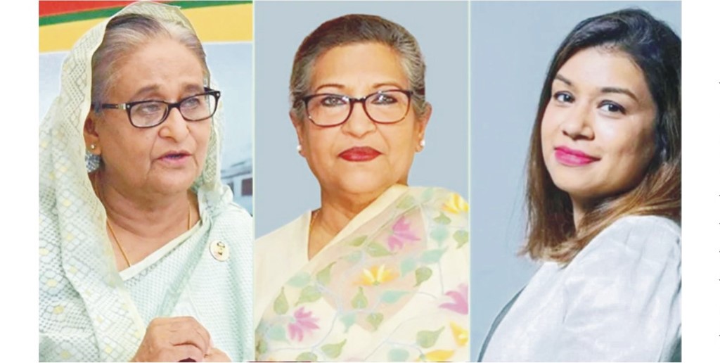 হাসিনার সাথে সাজা রেহানা-টিউলিপের 