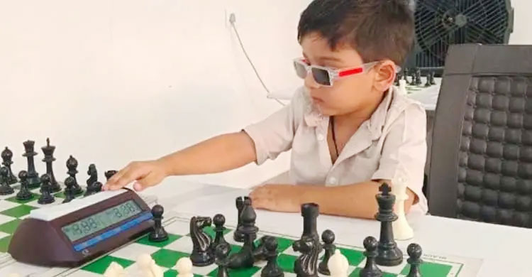  ভারতে তিন বছরের শিশুর বিশ্বরেকর্ড