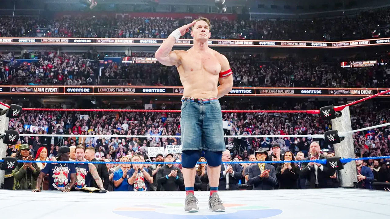 বিব্রতকর হারে রেসলিংয়ে ইতি টানলেন জন সিনা