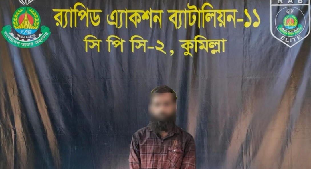 বুড়িচংয়ে চালক হত্যার দায়ে গ্রেফতার ১