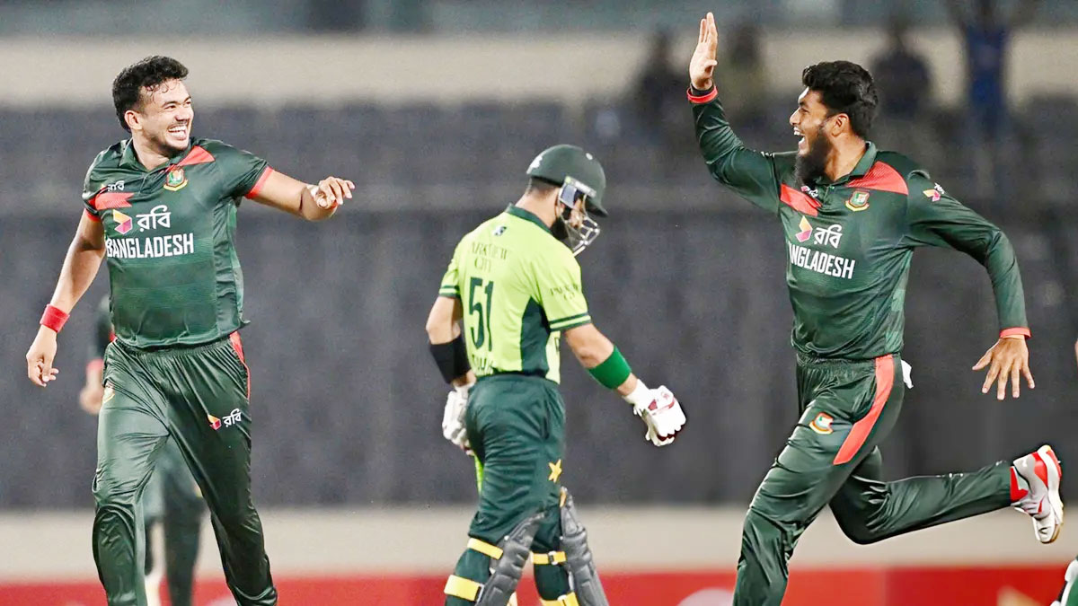 পাকিস্তানকে হারিয়ে সিরিজ জিতল বাংলাদেশ