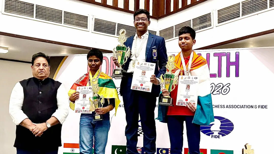 শ্রীলঙ্কায় দাবাড়ু সাকলাইনের স্বর্ণ জয়