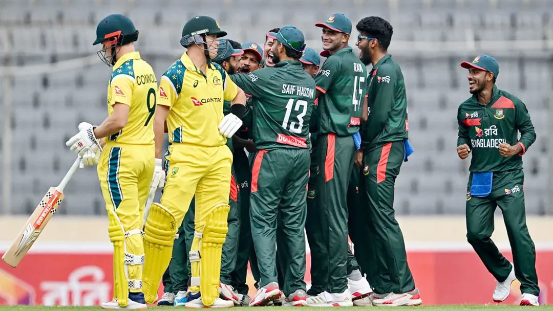 ২১ বছর পর অস্ট্রেলিয়াকে হারাল বাংলাদেশ