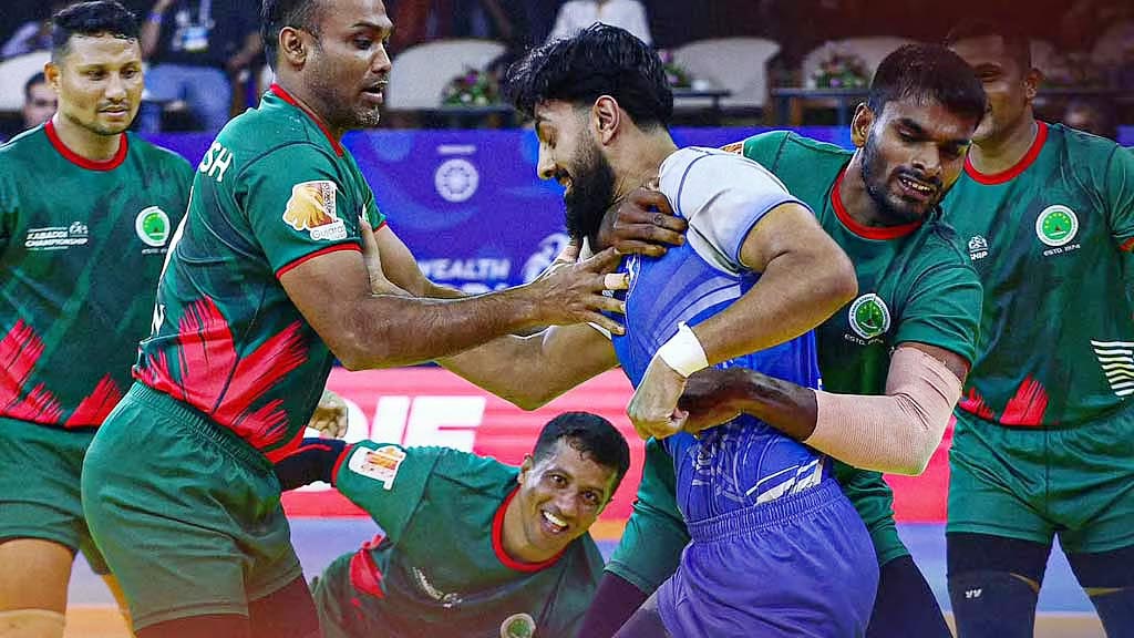 কমনওয়েলথ কাবাডির সেমি-ফাইনালে বাংলাদেশ